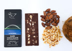 Tablette de chocolat noir 73% à la noix de coco grillée